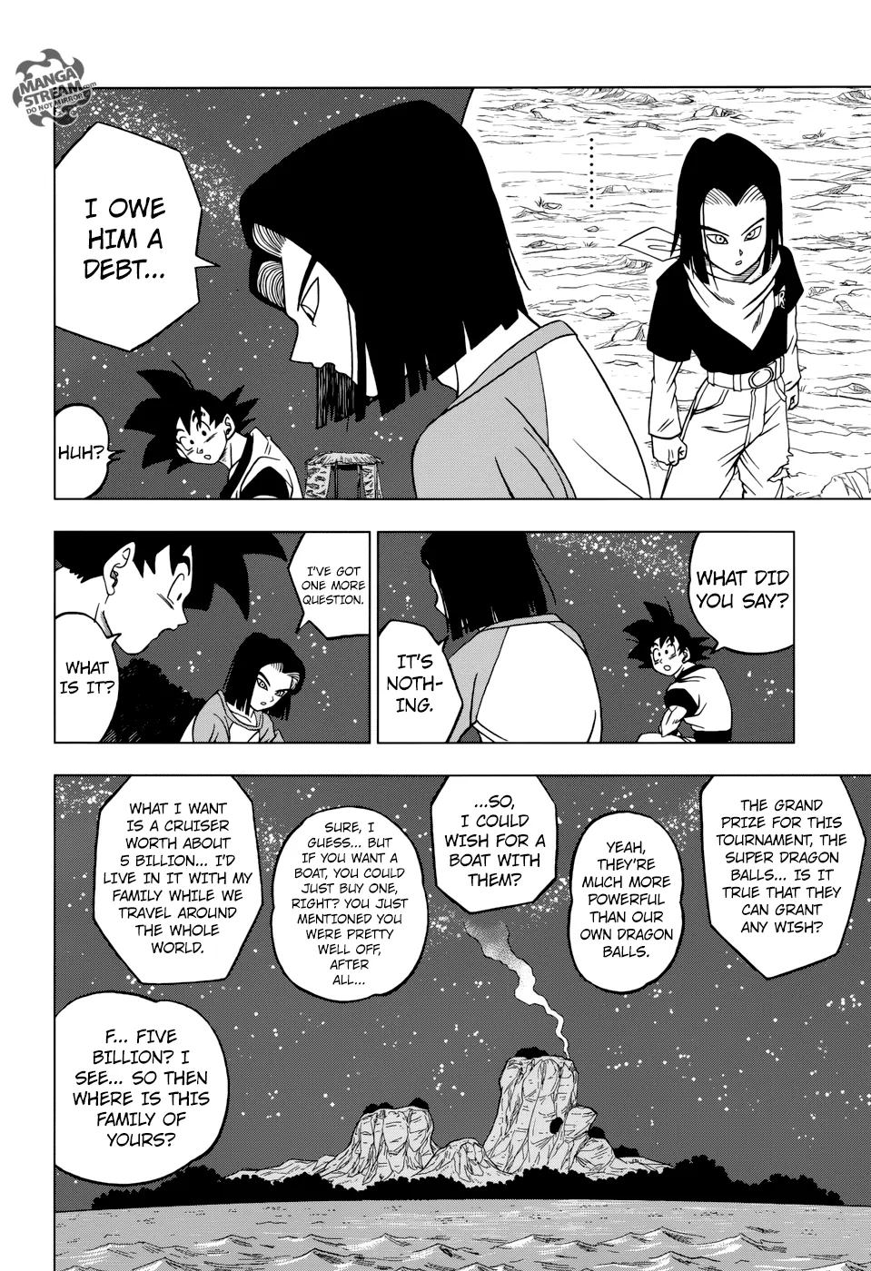 Dragon Ball Super Manga Chapter 31 page 38 - The Super Warriors Gather!