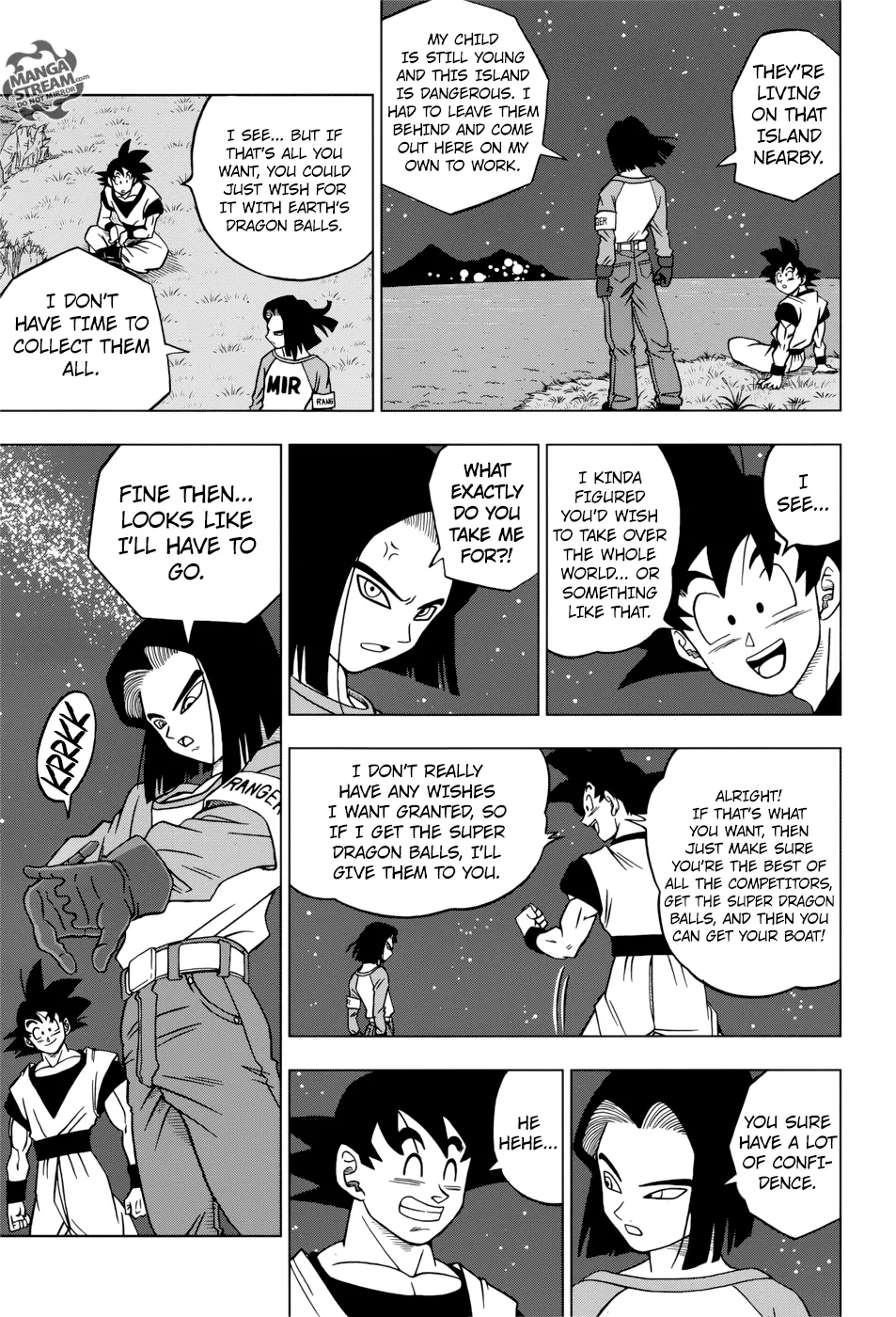 Dragon Ball Super Manga Chapter 31 page 39 - The Super Warriors Gather!