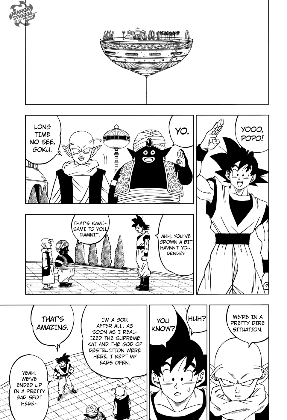 Dragon Ball Super Manga Chapter 31 page 9 - The Super Warriors Gather!