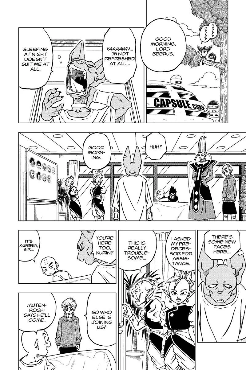Dragon Ball Super Manga Chapter 32 page 18 - The Super Warriors Gather! Part 2