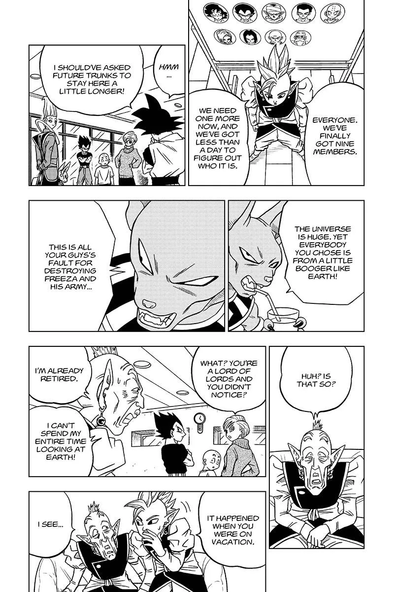 Dragon Ball Super Manga Chapter 32 page 22 - The Super Warriors Gather! Part 2