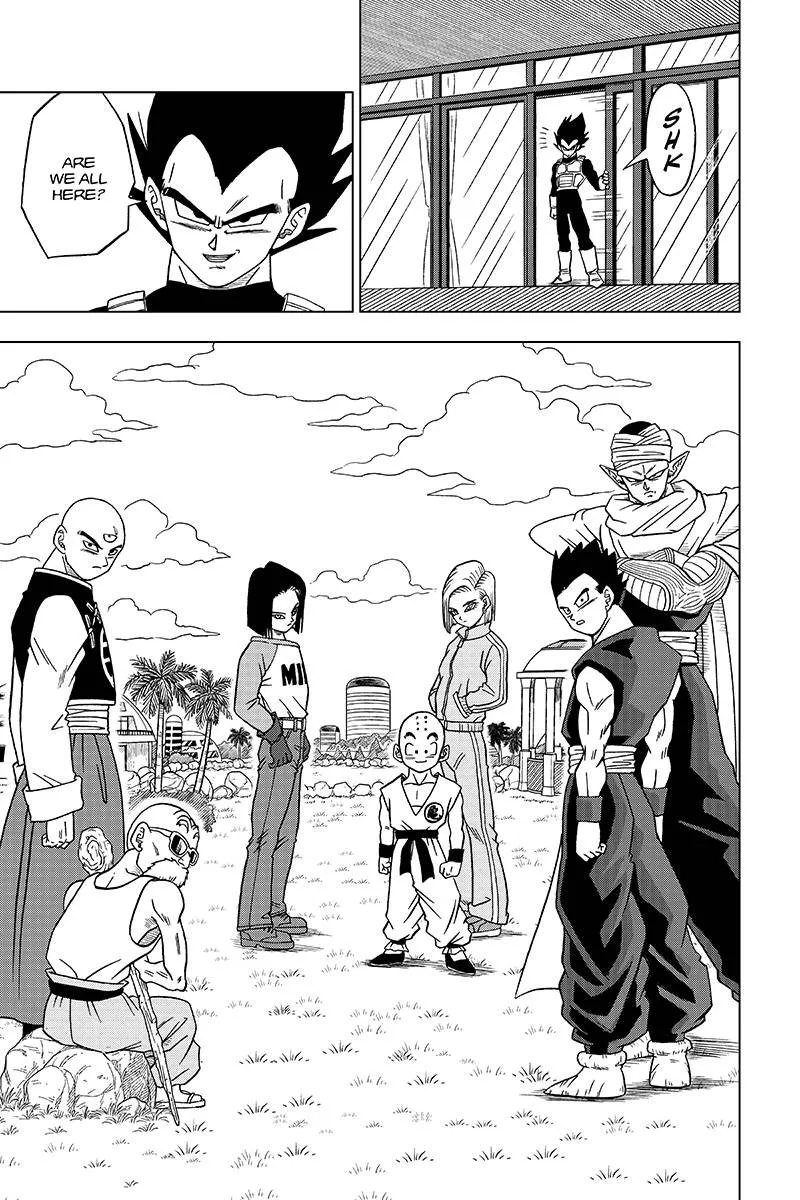 Dragon Ball Super Manga Chapter 32 page 35 - The Super Warriors Gather! Part 2
