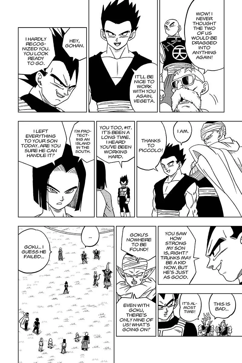 Dragon Ball Super Manga Chapter 32 page 36 - The Super Warriors Gather! Part 2