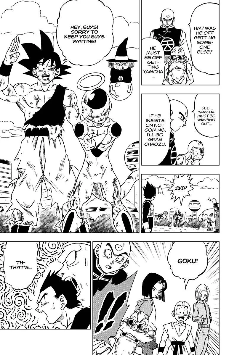 Dragon Ball Super Manga Chapter 32 page 37 - The Super Warriors Gather! Part 2