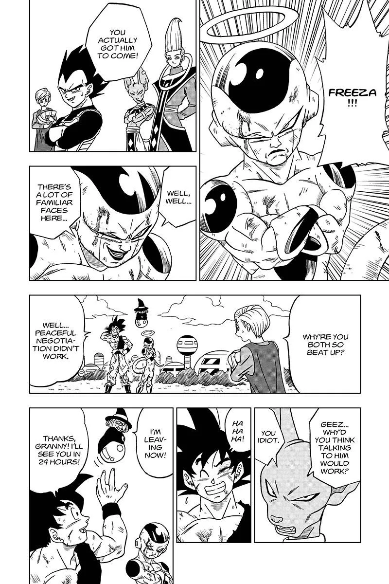 Dragon Ball Super Manga Chapter 32 page 38 - The Super Warriors Gather! Part 2
