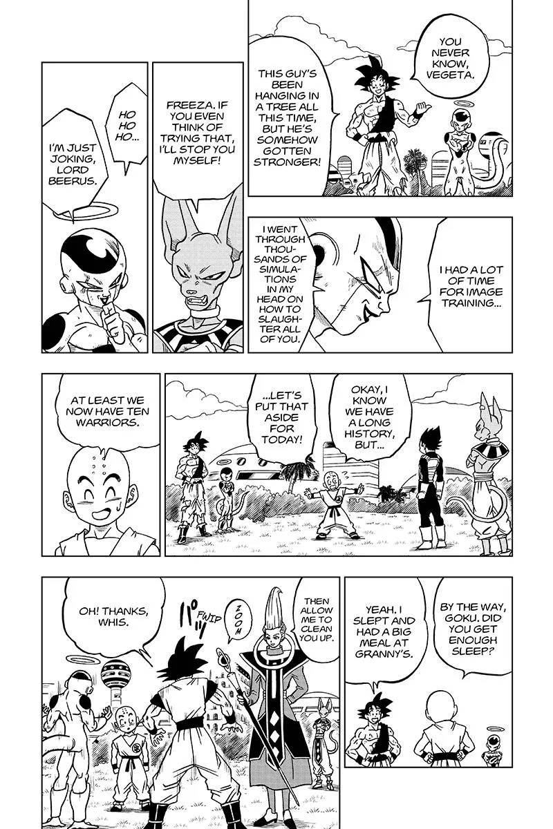 Dragon Ball Super Manga Chapter 32 page 40 - The Super Warriors Gather! Part 2