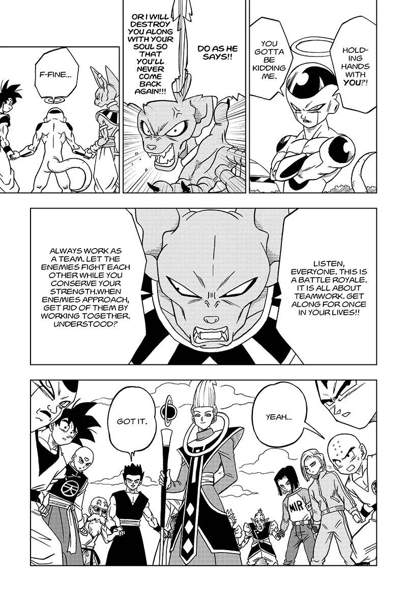 Dragon Ball Super Manga Chapter 32 page 43 - The Super Warriors Gather! Part 2