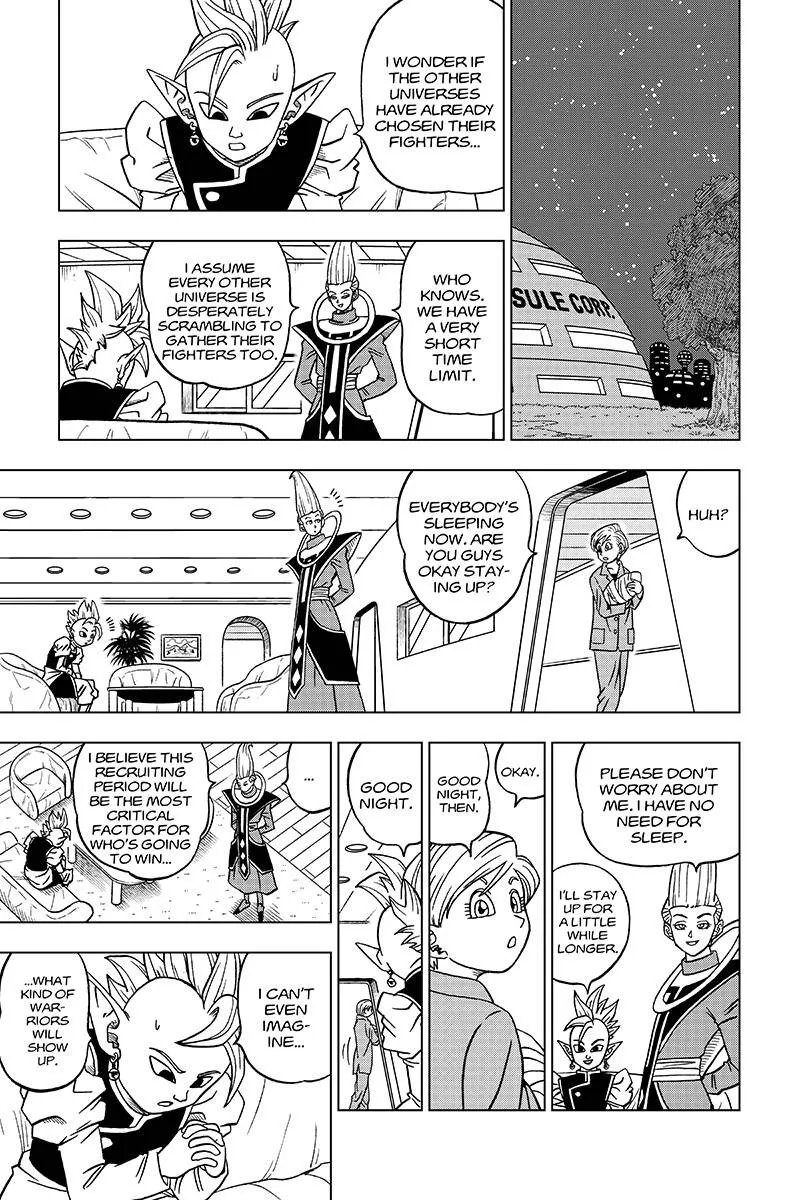 Dragon Ball Super Manga Chapter 32 page 9 - The Super Warriors Gather! Part 2