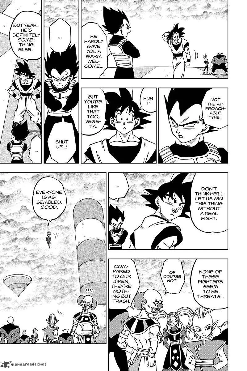 Dragon Ball Super Manga Chapter 33 page 13 - Universe Survival! The Tournament of Power Begins!!
