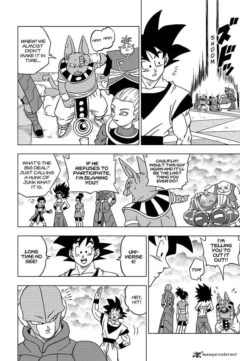 Dragon Ball Super Manga Chapter 33 page 6 - Universe Survival! The Tournament of Power Begins!!