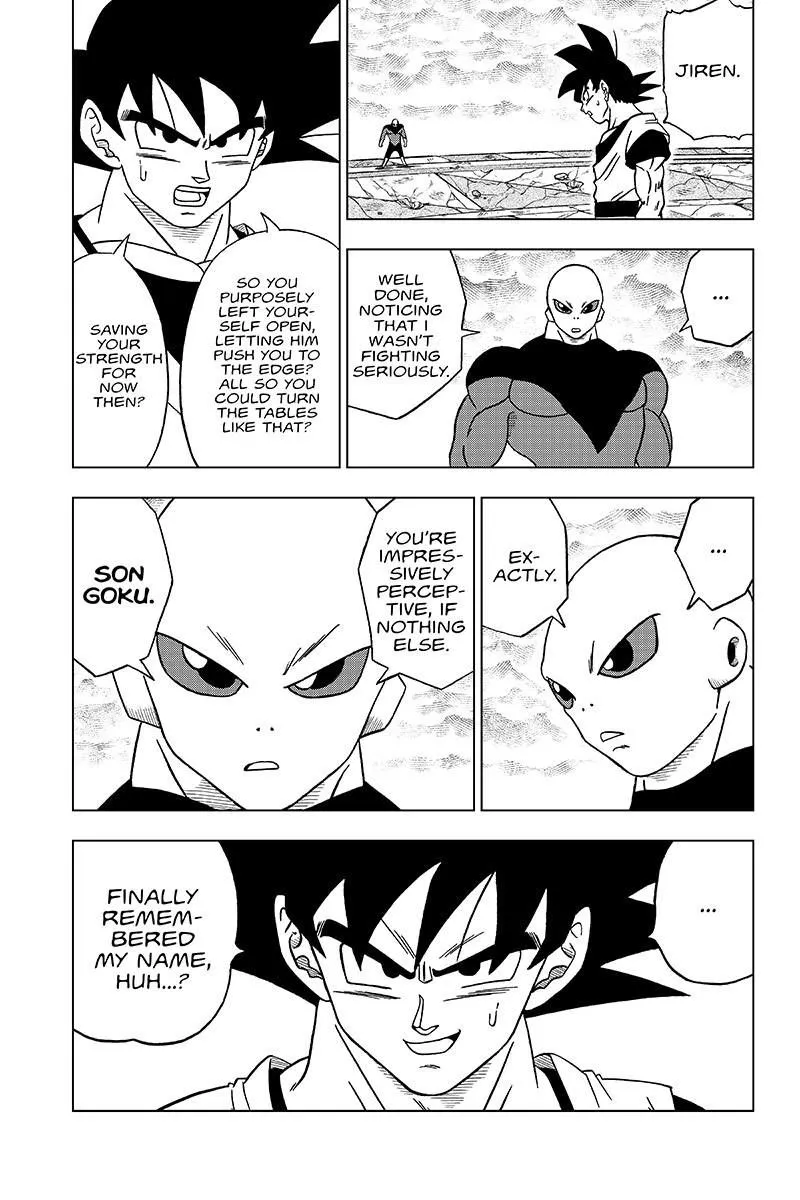 Dragon Ball Super Manga Chapter 35 page 45 - Hit vs. Jiren