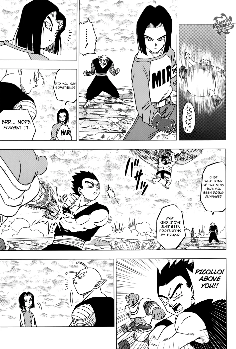 Dragon Ball Super Manga Chapter 36 page 11 - Quirky Competitors