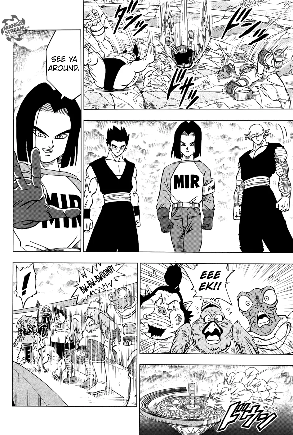 Dragon Ball Super Manga Chapter 36 page 14 - Quirky Competitors