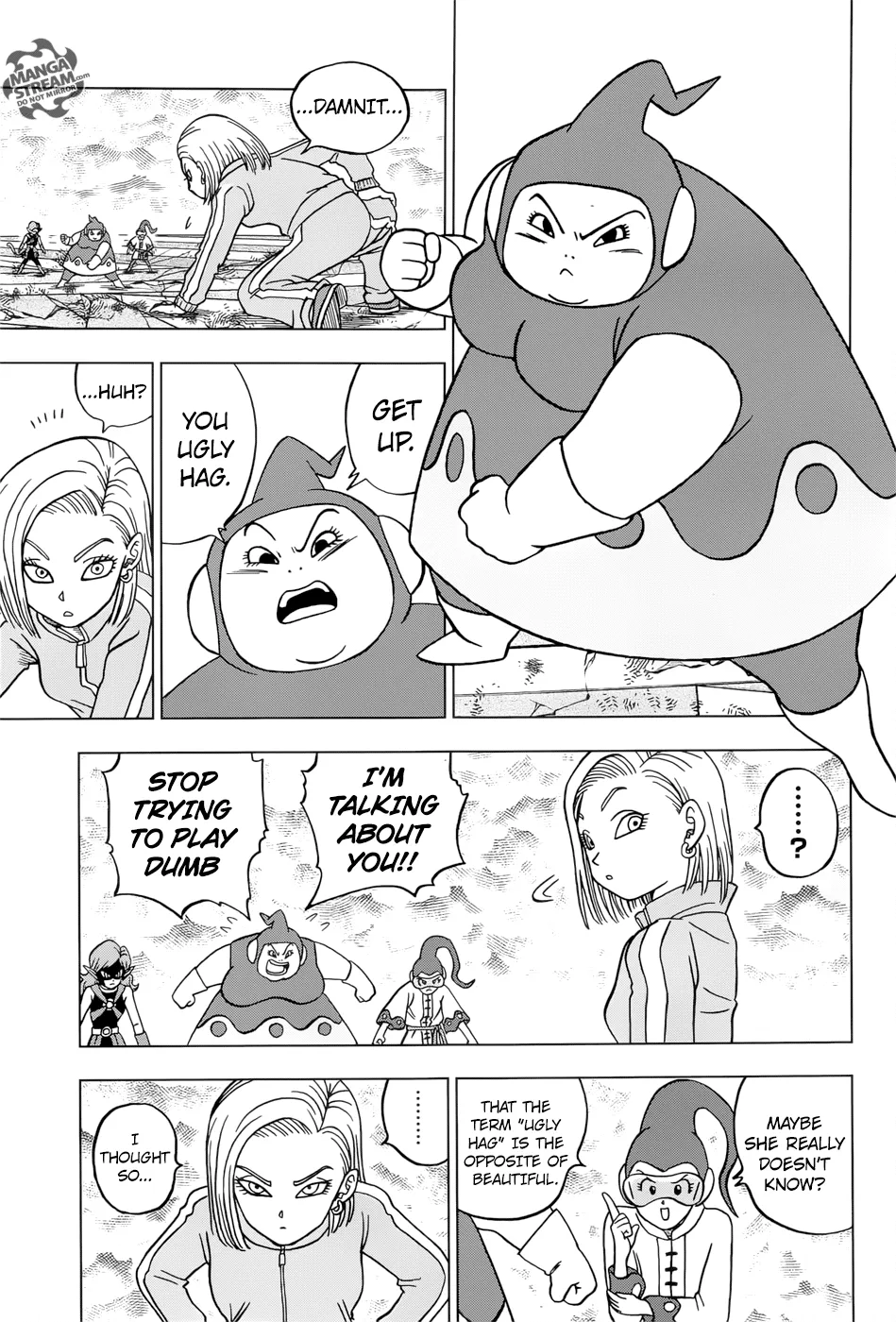 Dragon Ball Super Manga Chapter 36 page 17 - Quirky Competitors