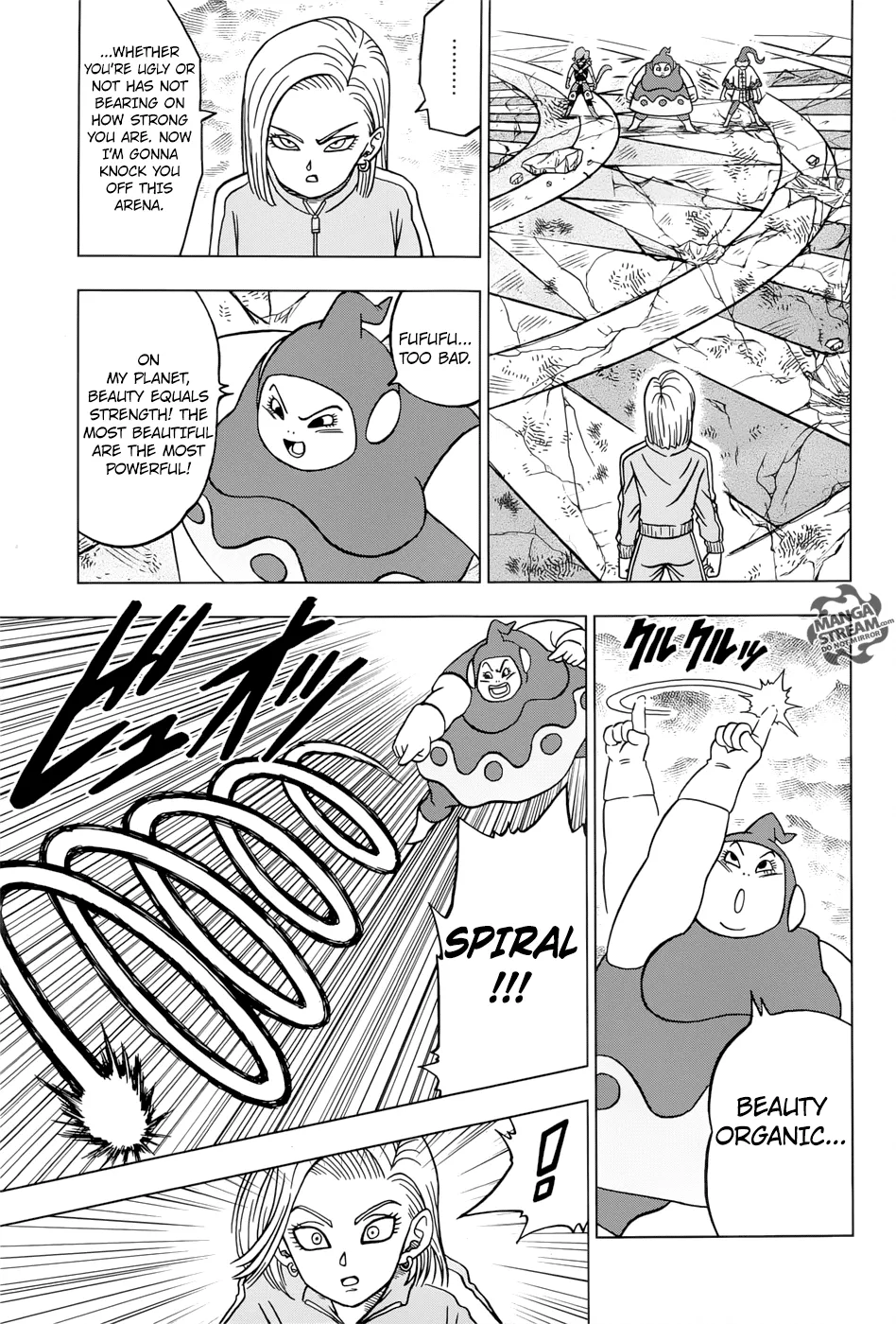 Dragon Ball Super Manga Chapter 36 page 19 - Quirky Competitors