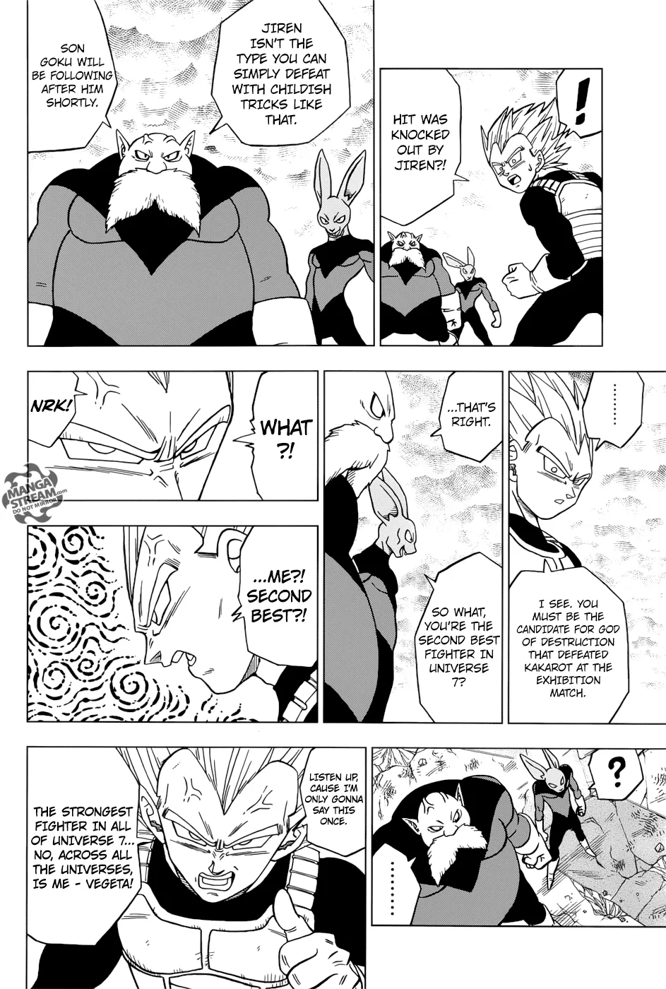 Dragon Ball Super Manga Chapter 36 page 2 - Quirky Competitors