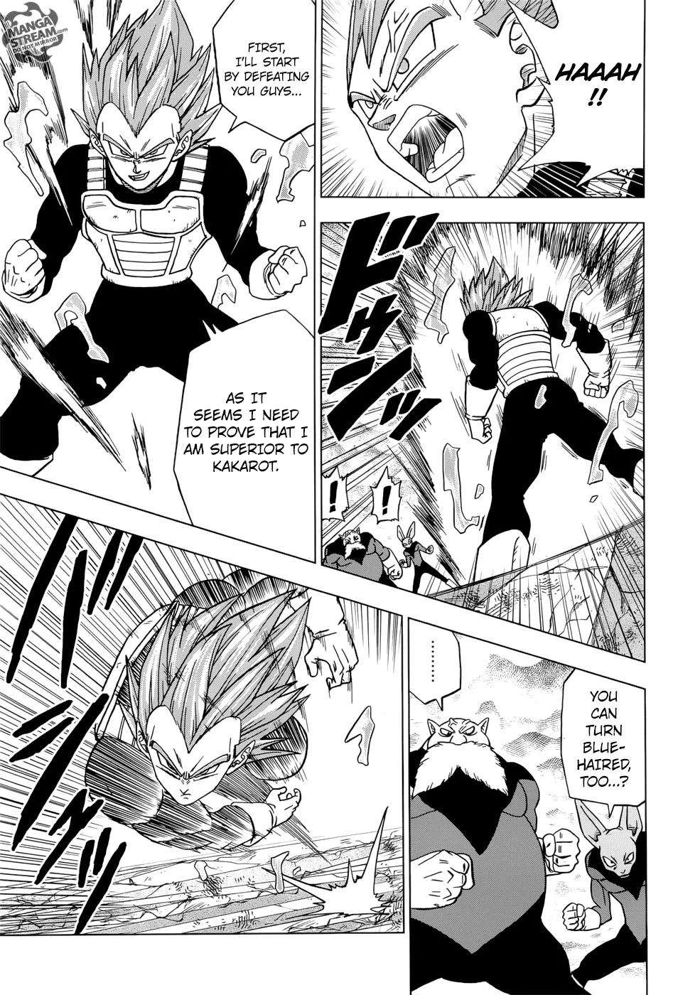 Dragon Ball Super Manga Chapter 36 page 3 - Quirky Competitors