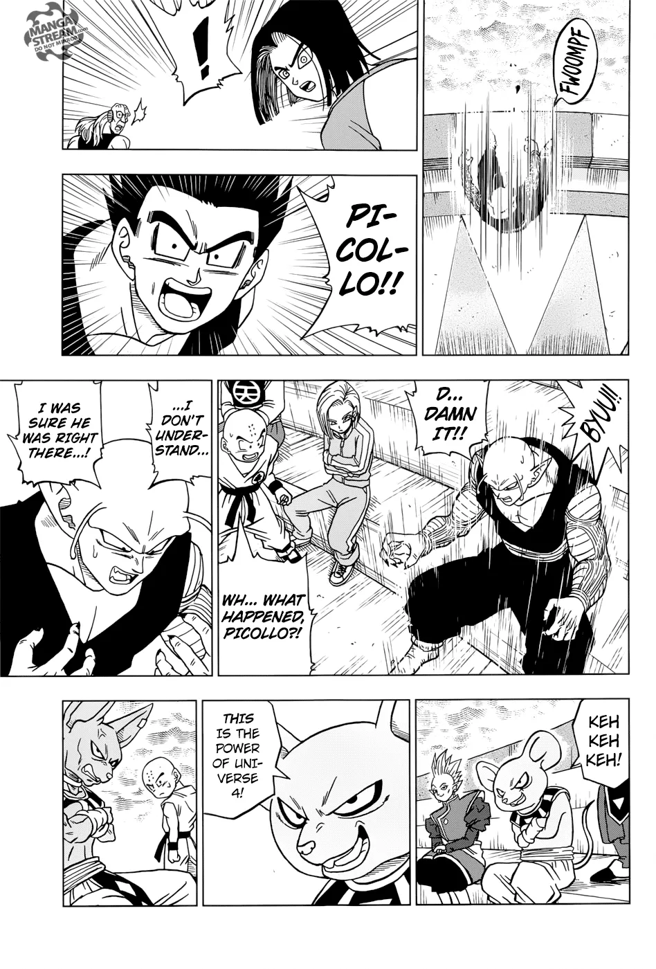 Dragon Ball Super Manga Chapter 36 page 37 - Quirky Competitors
