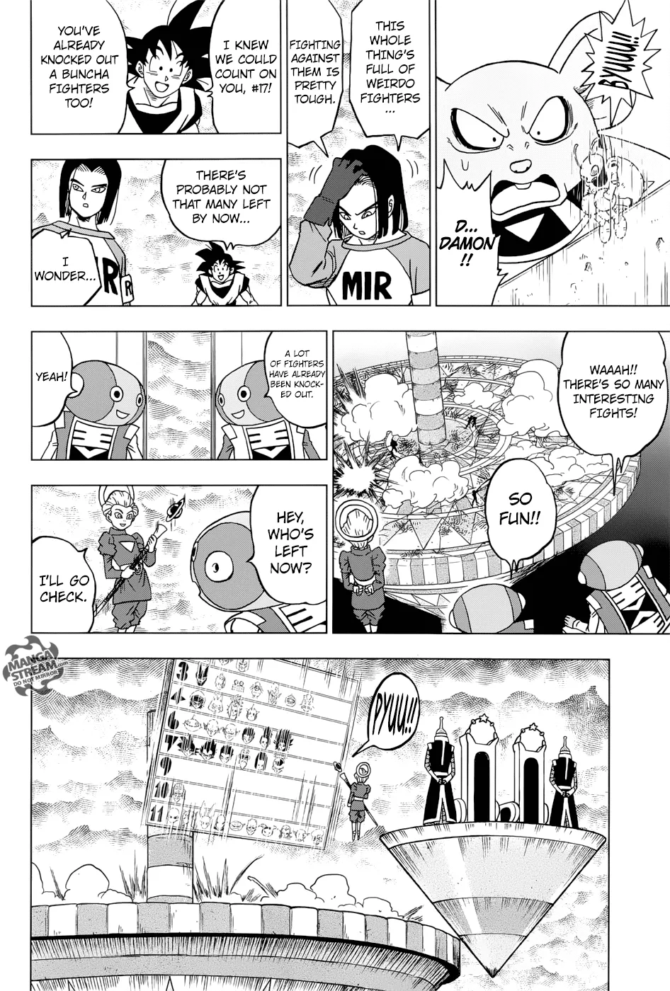 Dragon Ball Super Manga Chapter 36 page 44 - Quirky Competitors