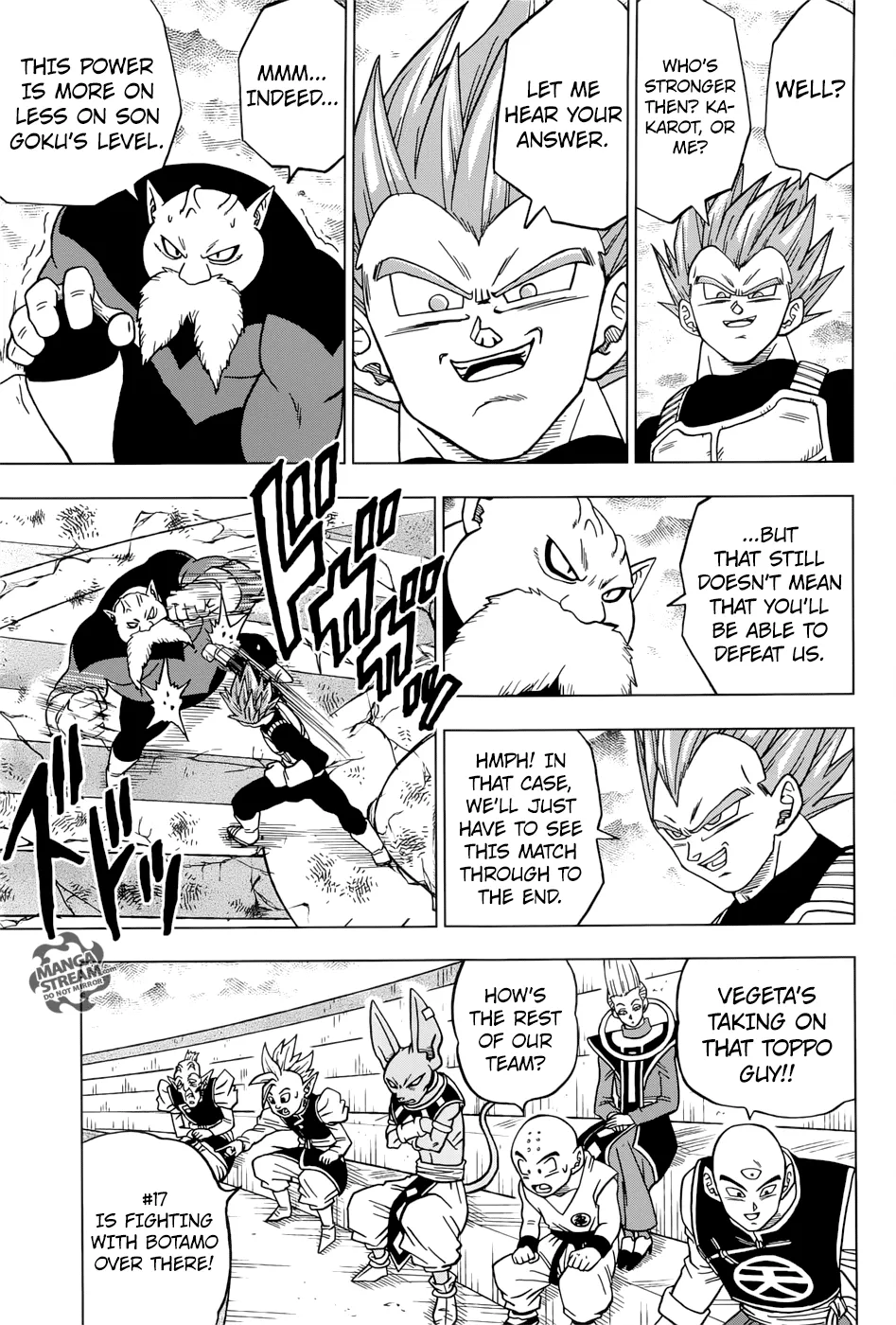 Dragon Ball Super Manga Chapter 36 page 7 - Quirky Competitors