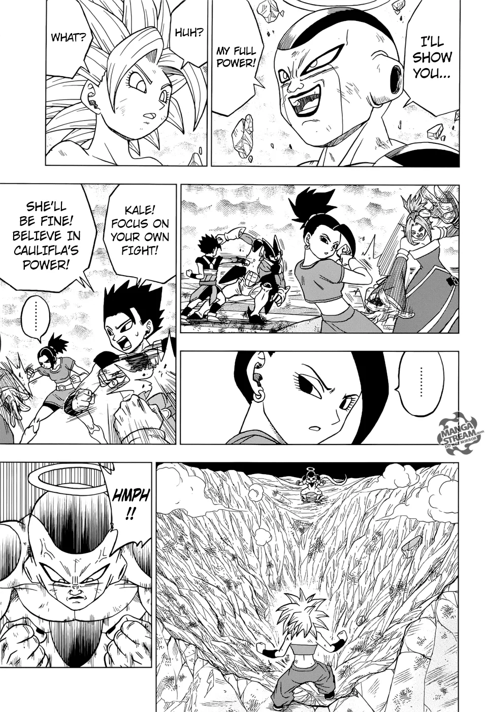 Dragon Ball Super Manga Chapter 37 page 11 - Awaken, Super Saiyan Kale