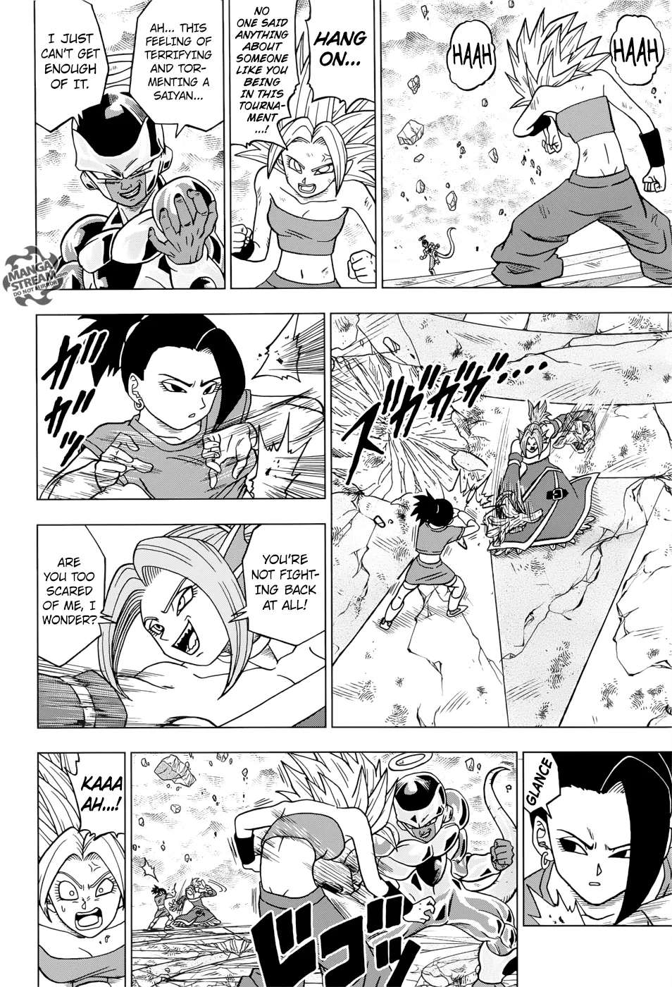 Dragon Ball Super Manga Chapter 37 page 18 - Awaken, Super Saiyan Kale
