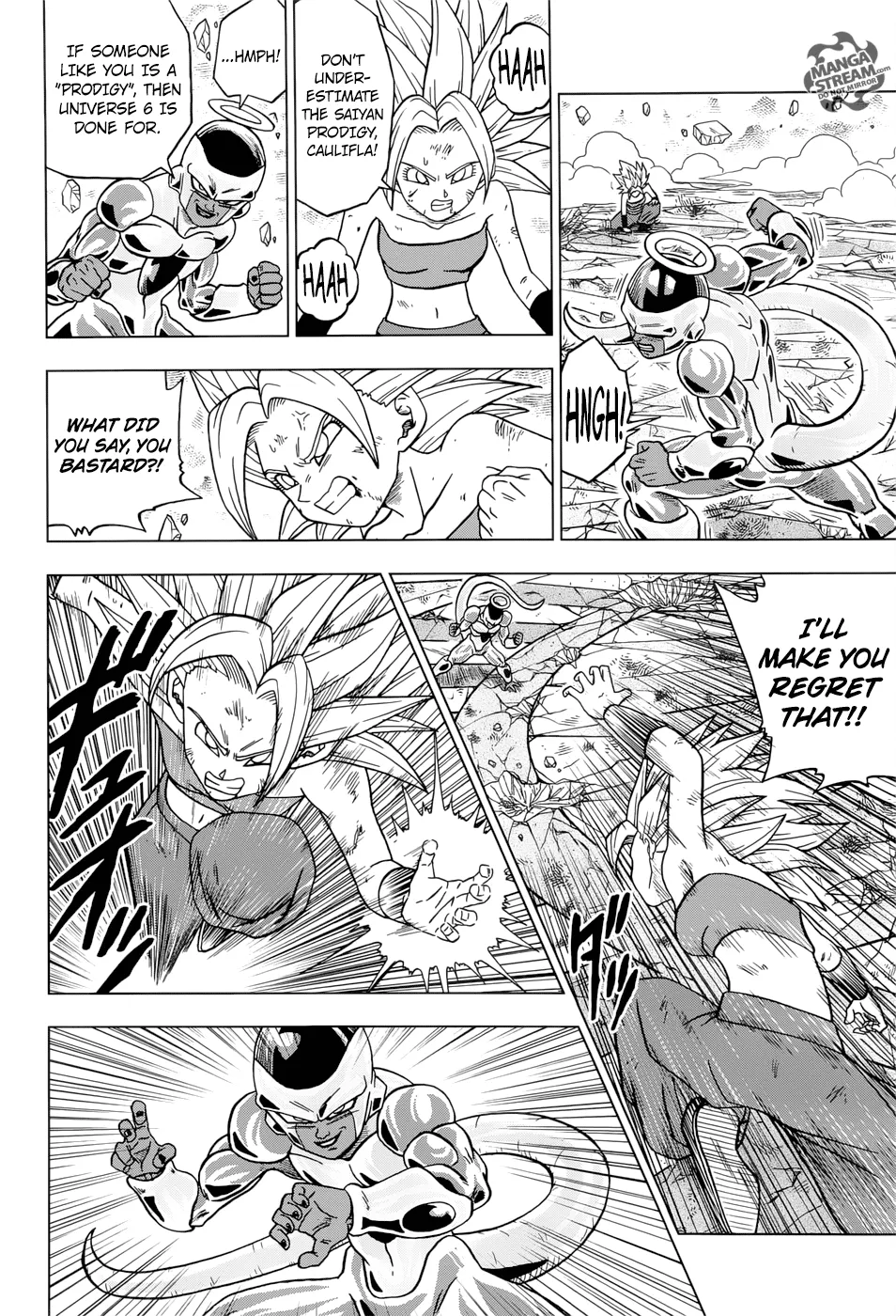Dragon Ball Super Manga Chapter 37 page 22 - Awaken, Super Saiyan Kale