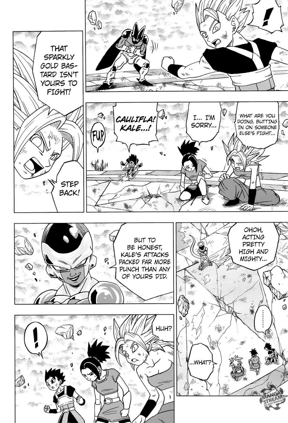 Dragon Ball Super Manga Chapter 37 page 26 - Awaken, Super Saiyan Kale