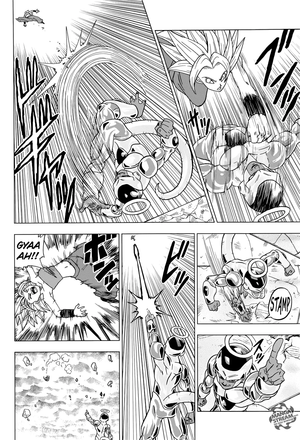 Dragon Ball Super Manga Chapter 37 page 28 - Awaken, Super Saiyan Kale