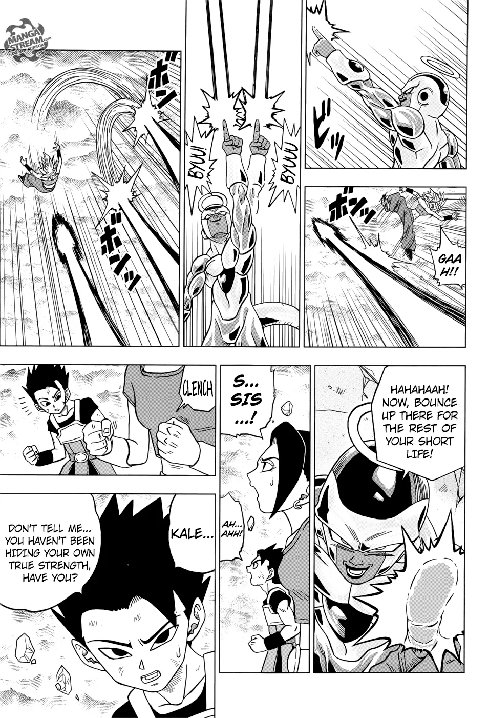 Dragon Ball Super Manga Chapter 37 page 29 - Awaken, Super Saiyan Kale