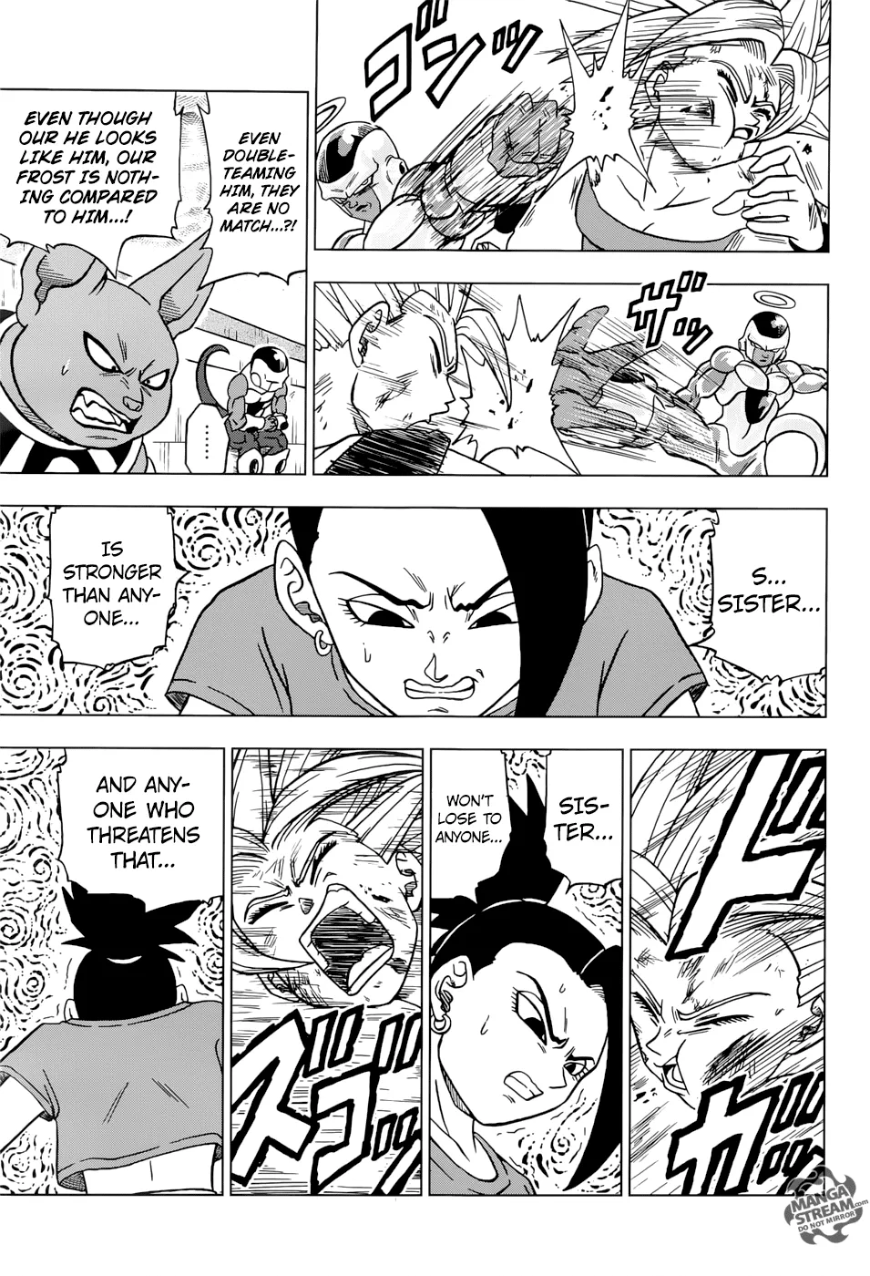 Dragon Ball Super Manga Chapter 37 page 33 - Awaken, Super Saiyan Kale