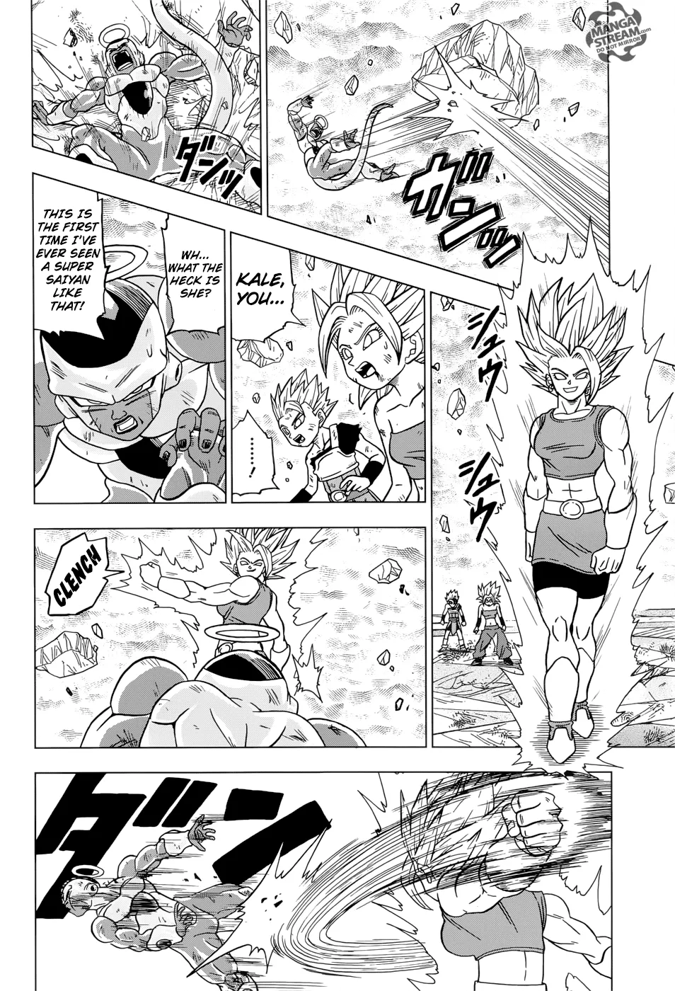 Dragon Ball Super Manga Chapter 37 page 38 - Awaken, Super Saiyan Kale
