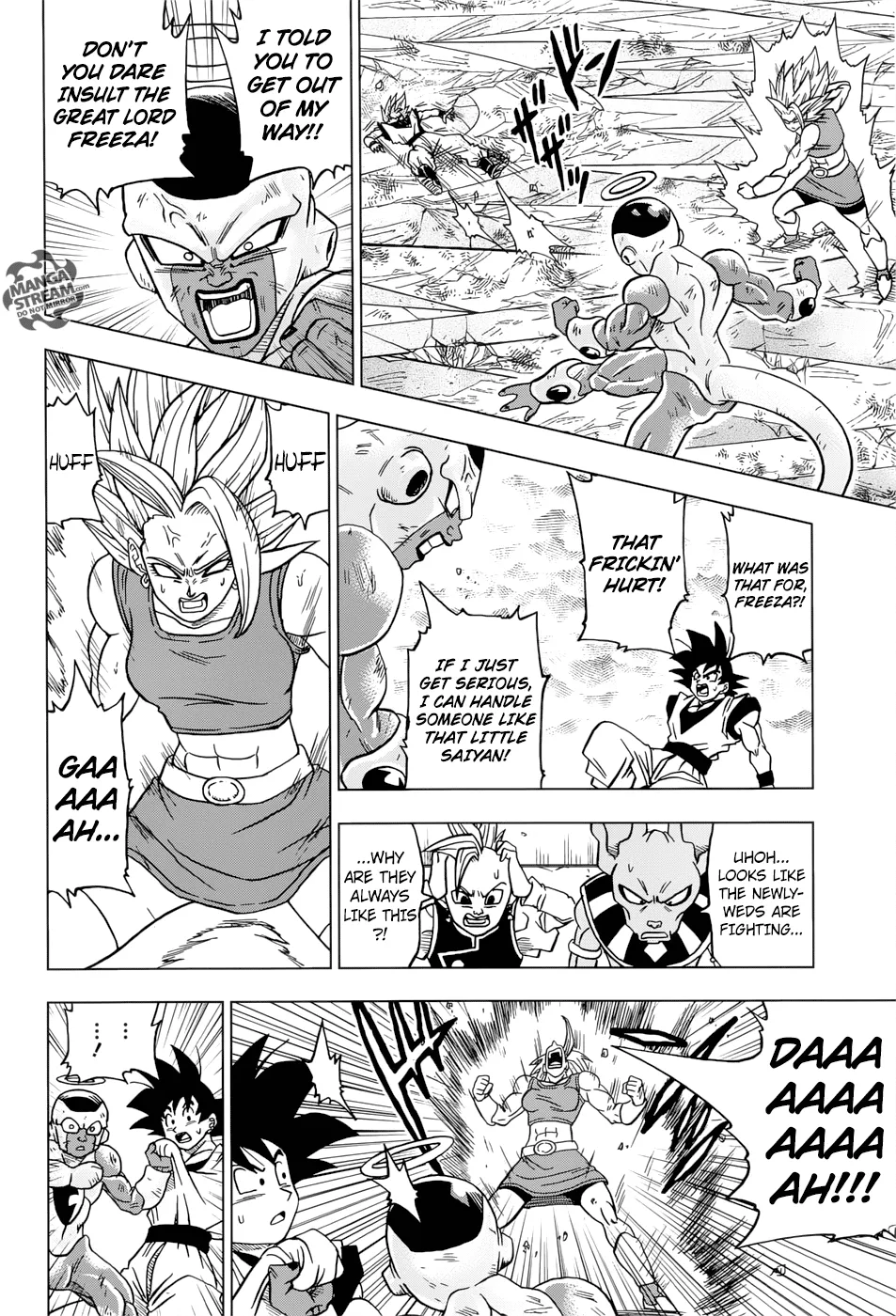 Dragon Ball Super Manga Chapter 37 page 44 - Awaken, Super Saiyan Kale