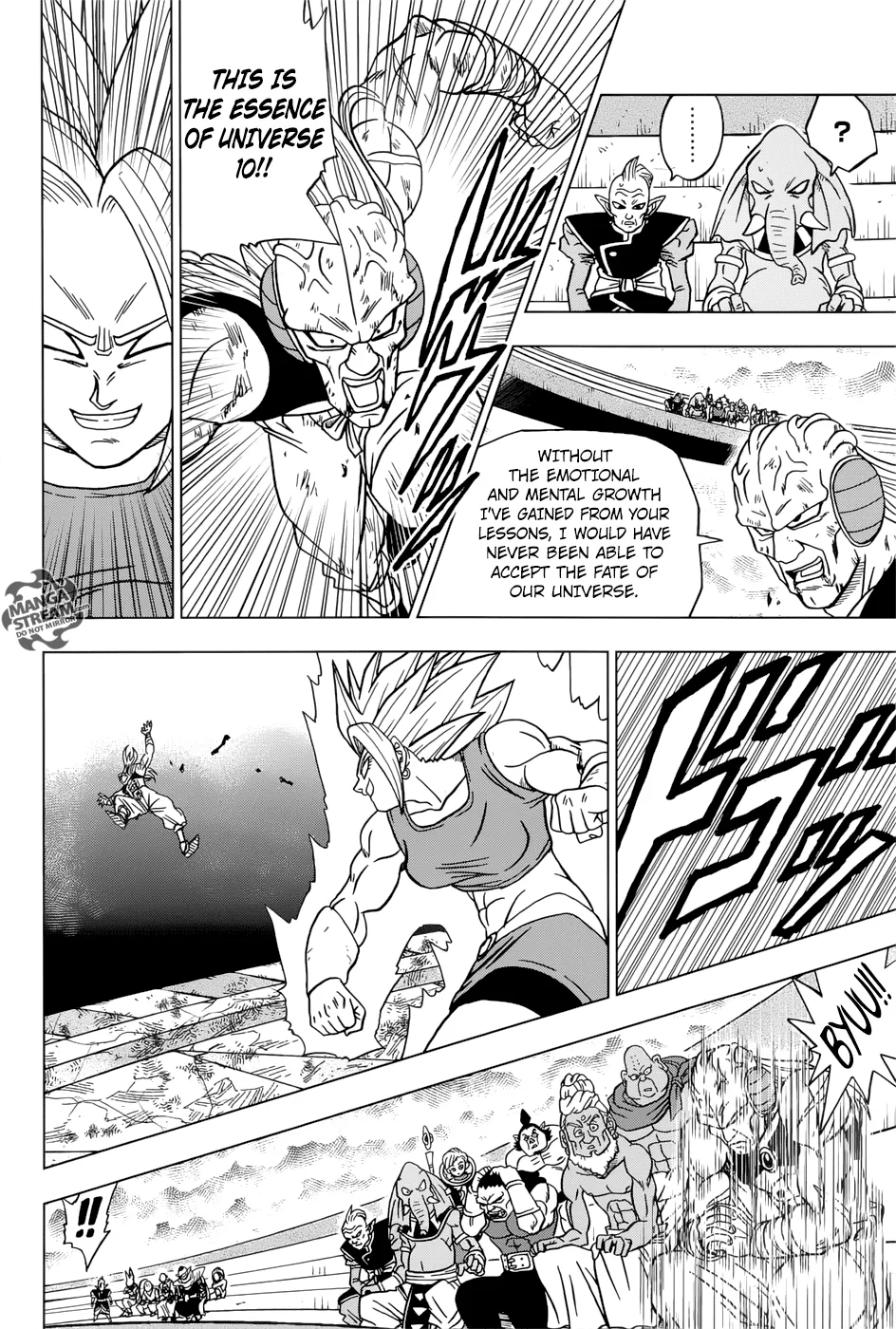Dragon Ball Super Manga Chapter 38 page 14 - Universe 6's Last Resort