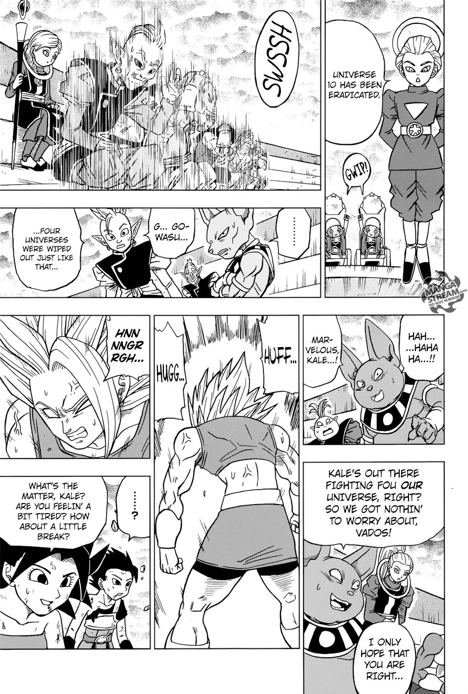 Dragon Ball Super Manga Chapter 38 page 15 - Universe 6's Last Resort