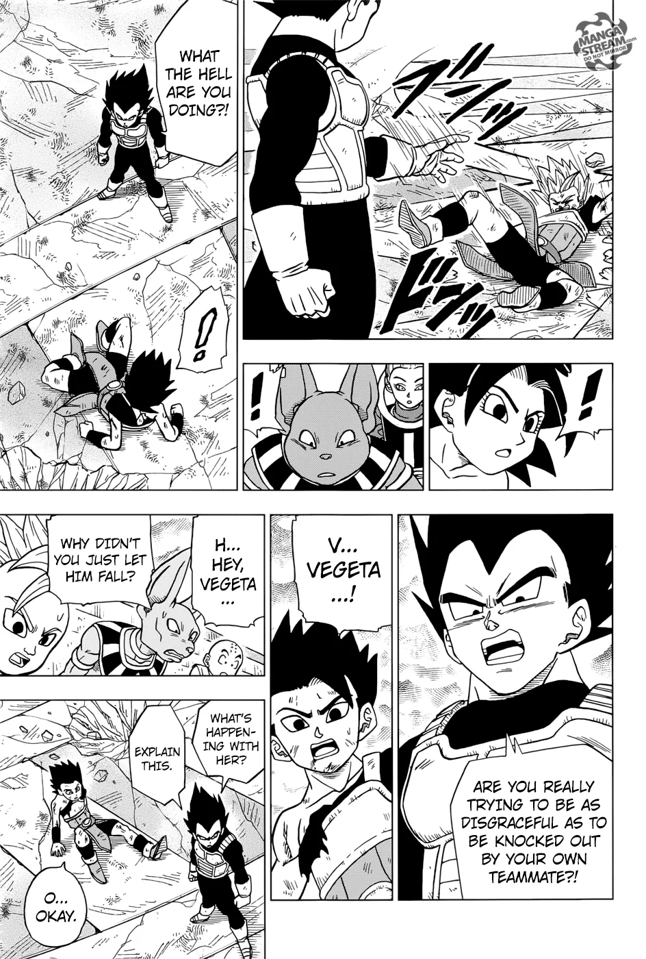 Dragon Ball Super Manga Chapter 38 page 23 - Universe 6's Last Resort