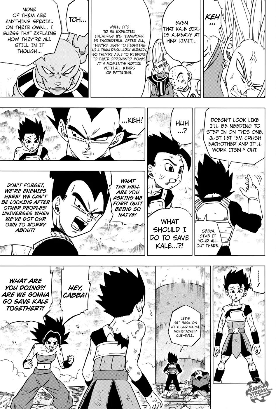 Dragon Ball Super Manga Chapter 38 page 27 - Universe 6's Last Resort