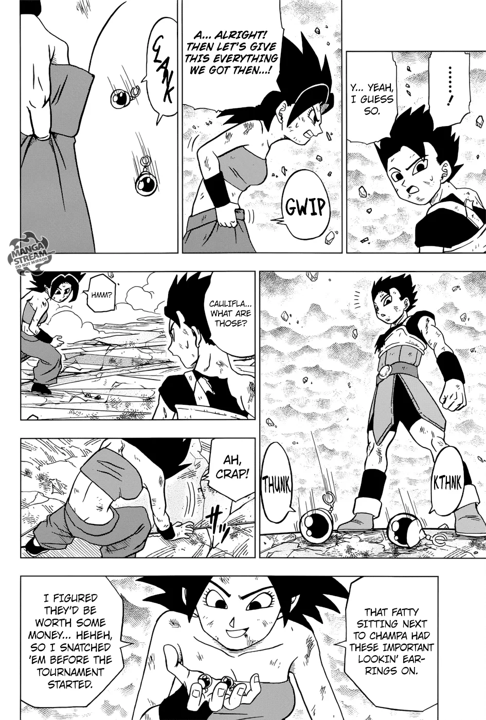 Dragon Ball Super Manga Chapter 38 page 28 - Universe 6's Last Resort