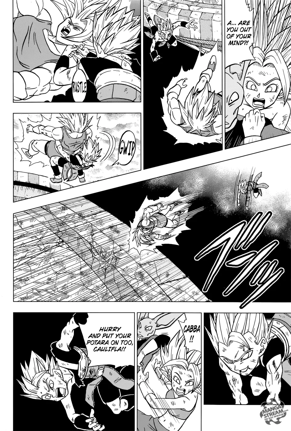 Dragon Ball Super Manga Chapter 38 page 34 - Universe 6's Last Resort