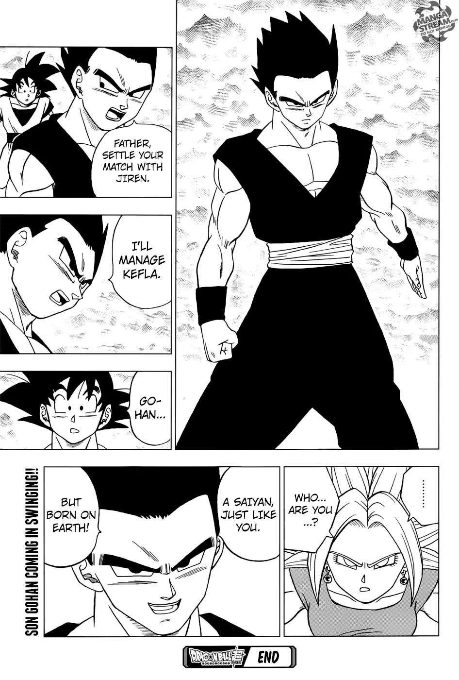 Dragon Ball Super Manga Chapter 38 page 45 - Universe 6's Last Resort