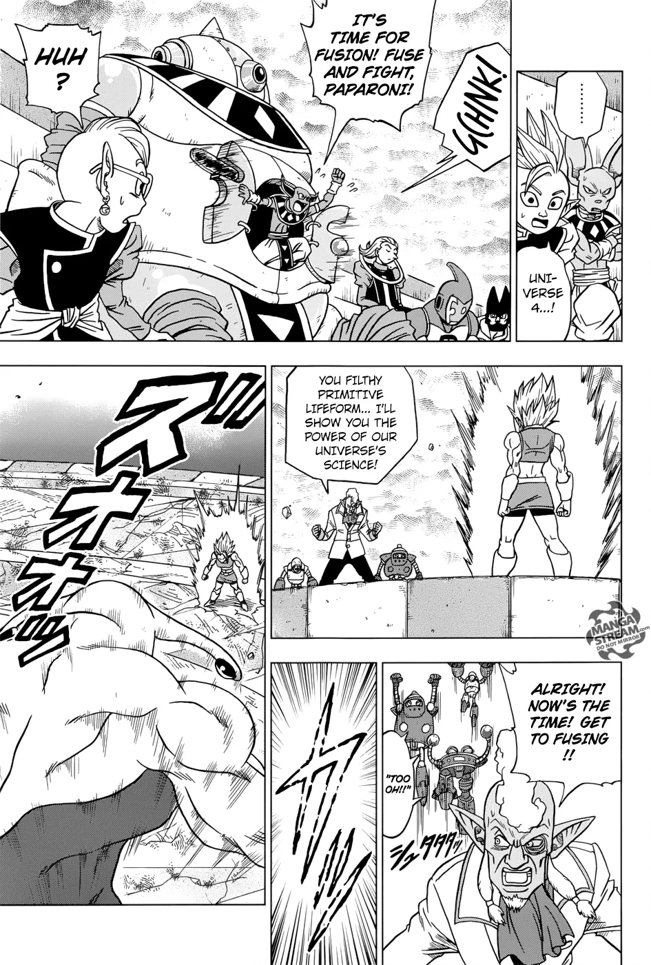 Dragon Ball Super Manga Chapter 38 page 9 - Universe 6's Last Resort