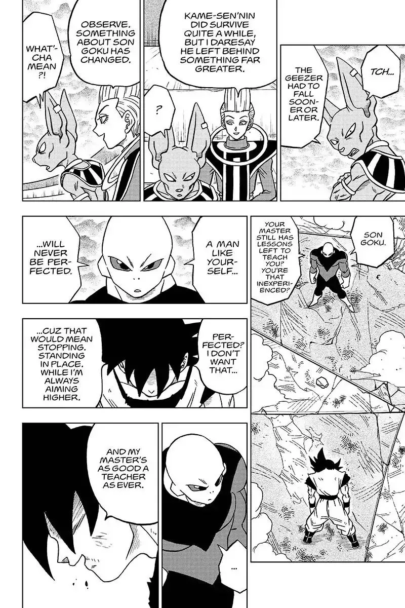 Dragon Ball Super Manga Chapter 39 page 36 - Sign of Son Goku's Awakening