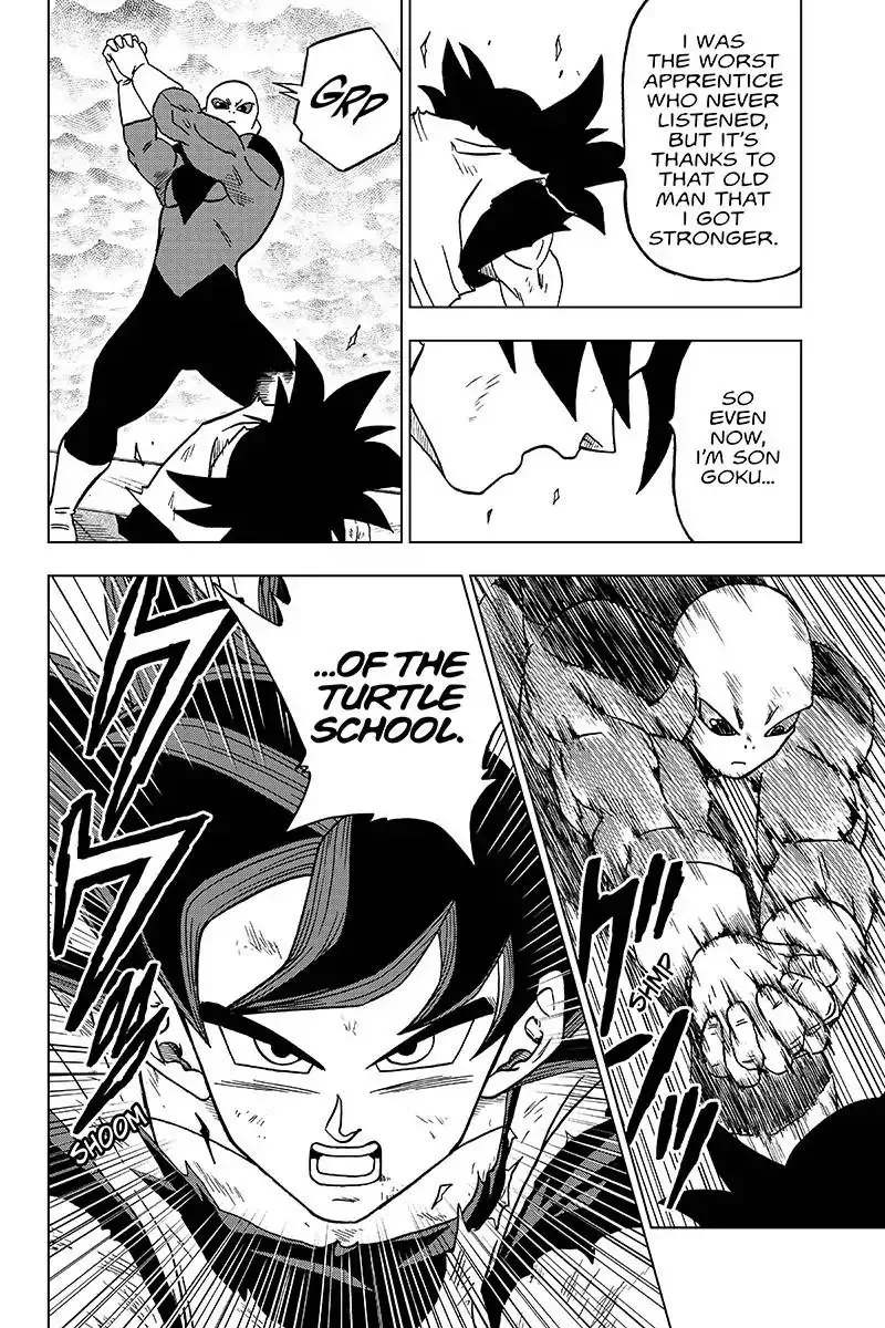 Dragon Ball Super Manga Chapter 39 page 38 - Sign of Son Goku's Awakening