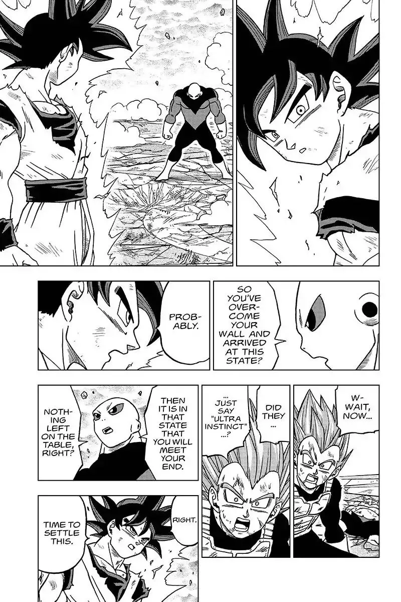 Dragon Ball Super Manga Chapter 39 page 41 - Sign of Son Goku's Awakening