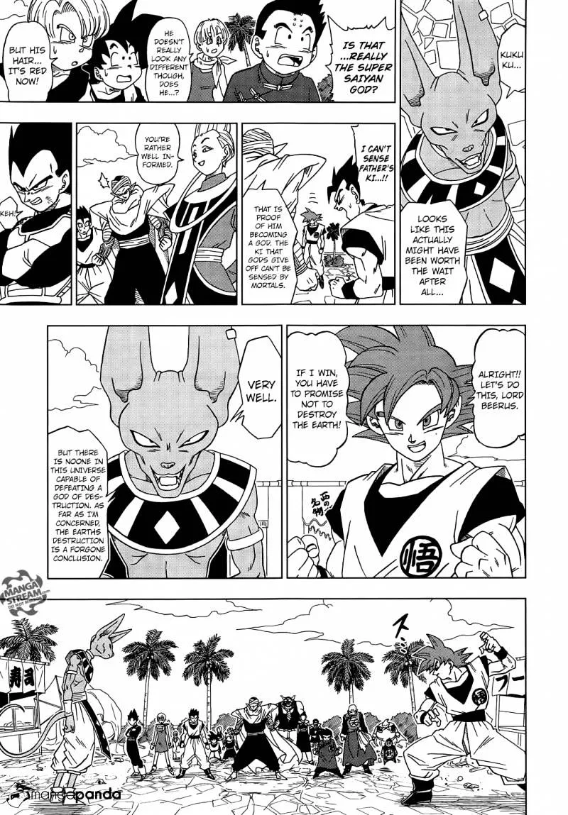 Dragon Ball Super Manga Chapter 4 page 3 - Battle of Gods