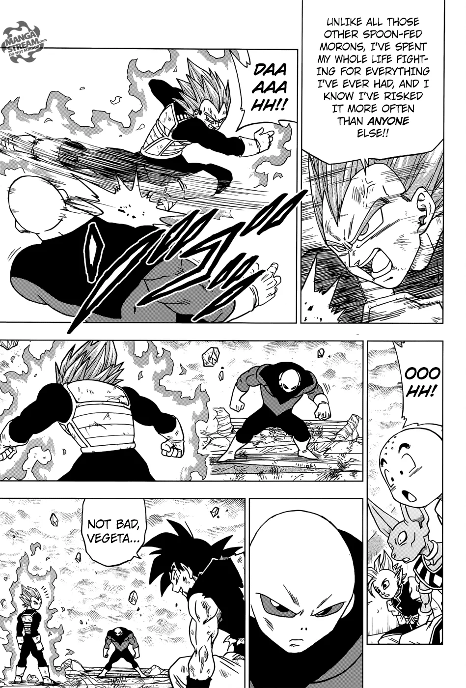 Dragon Ball Super Manga Chapter 40 page 11 - Jiren vs. Universe 7