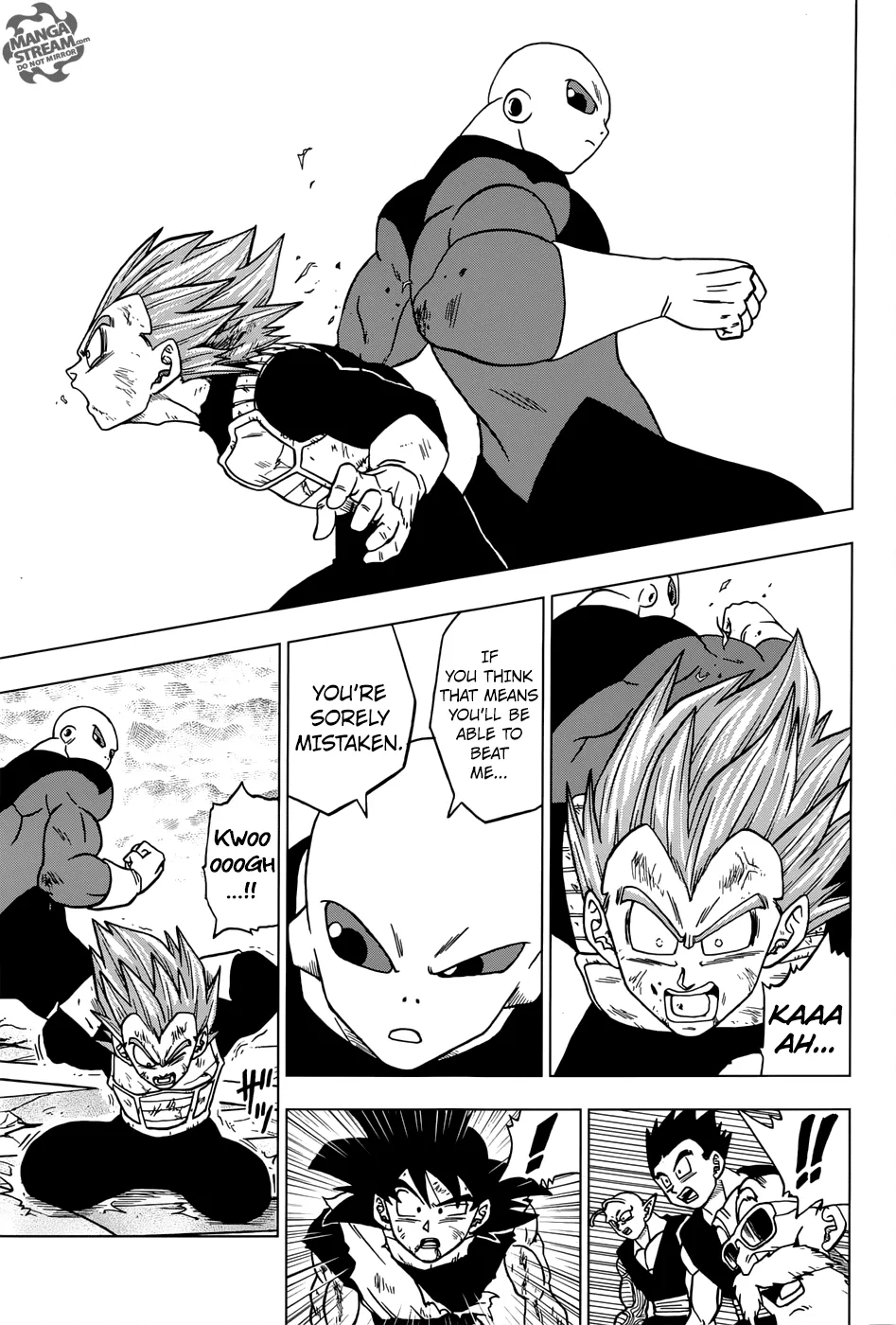Dragon Ball Super Manga Chapter 40 page 13 - Jiren vs. Universe 7