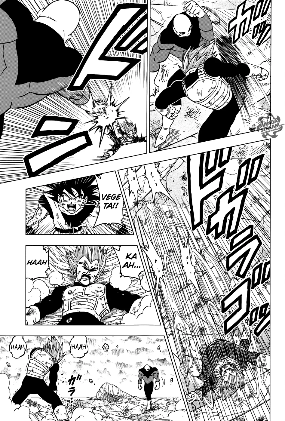 Dragon Ball Super Manga Chapter 40 page 15 - Jiren vs. Universe 7