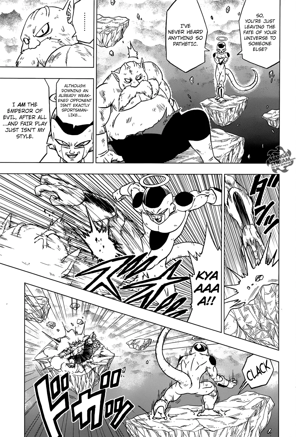 Dragon Ball Super Manga Chapter 40 page 17 - Jiren vs. Universe 7
