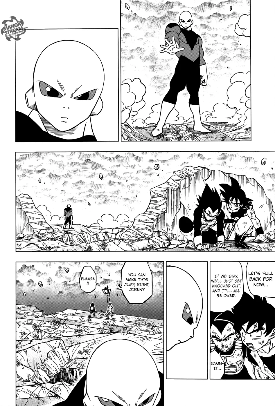Dragon Ball Super Manga Chapter 40 page 24 - Jiren vs. Universe 7